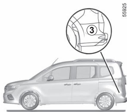 RENAULT Kangoo E-TECH ELECTRIQUE (2021-2024) - Localisation du radar frontal 2 - 1