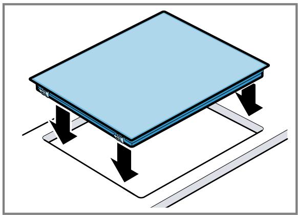 BOSCH PKE611CA8E - Mise en place de la table de cuisson - 1