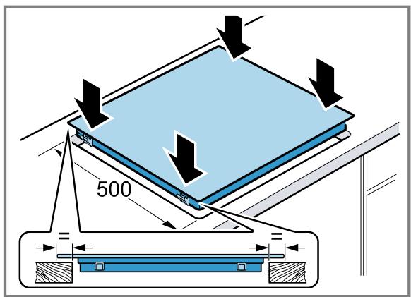 BOSCH PKE611CA8E - Mise en place de la table de cuisson - 2