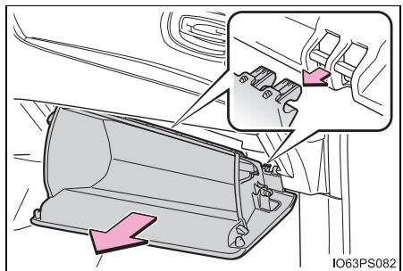 TOYOTA Prius (2018) - Remplacement du filtre du climatiseur - 3