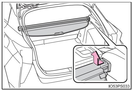 TOYOTA Prius (2018) - Couvre-bagages (si le véhicule en est doté) - 3