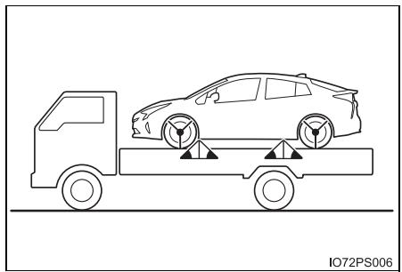 TOYOTA Prius (2018) - Utilisation d'une dépanneuse à plateau - 2