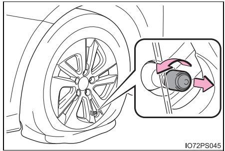 TOYOTA Prius (2018) - Méthode de réparation d'urgence - 1