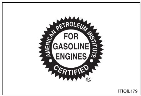 AMERICAN PETROLEUM INSTITUTE FOR GASOLINE ENGINES CERTIFIED® ITIOIL179