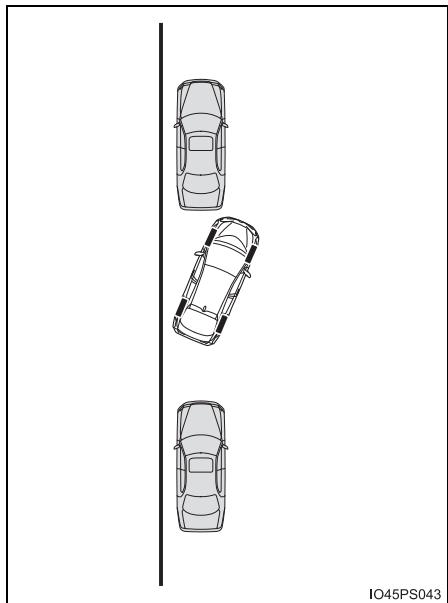 TOYOTA Prius (2018) - - Utilisation du mode d'aide à la sortie d'un stationnement en parallèle - 4