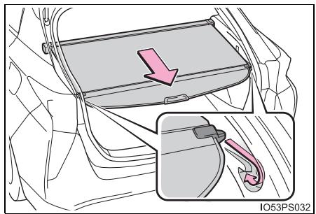 TOYOTA Prius (2018) - Couvre-bagages (si le véhicule en est doté) - 2