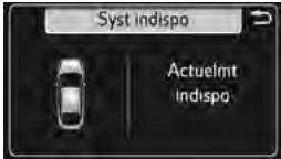 TOYOTA Prius (2018) - Messages affichés sur l'écran multifonction - 2