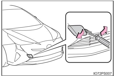 TOYOTA Prius (2018) - Procédure de remorquage d'urgence - 1
