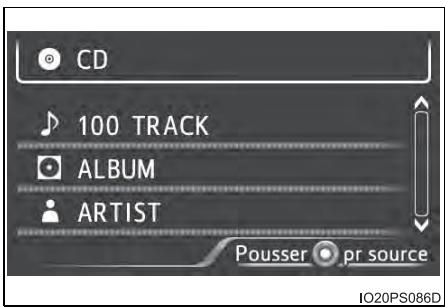 CD 100 TRACK ALBUM ARTIST Pousser pr source IO20PS086D