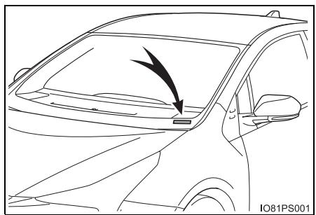 TOYOTA Prius (2018) - ■ Numéro d'identification du véhicule - 1