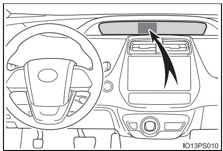 TOYOTA Prius (2018) - Message d'avertissement du système hybride - 1
