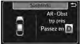 TOYOTA Prius (2018) - Messages affichés sur l'écran multifonction - 23