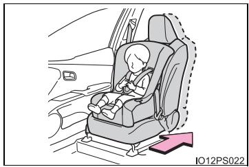 TOYOTA Prius (2018) - Lorsque vous utilisez un dispositif de retenue pour enfants - 1