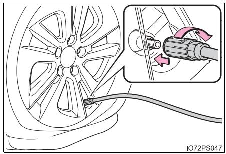 TOYOTA Prius (2018) - Méthode de réparation d'urgence - 3