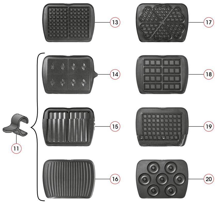 LAGRANGE 019643 - NE JAMAIS METTRE EN MARCHE L'APPAREIL SANS AVOIR MIS LES PLAQUES EN PLACE. - 3