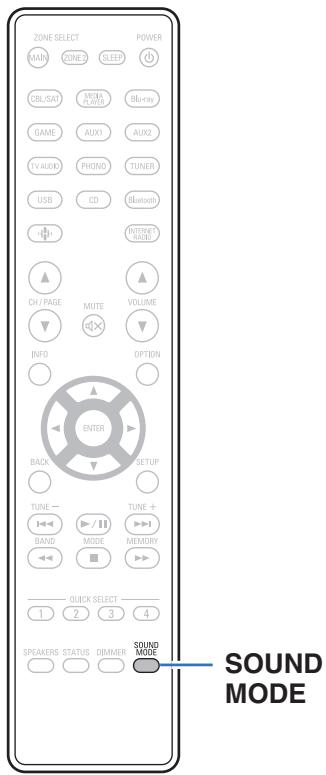 DENON DRA900H - Selection d'un mode d'écoute - 1