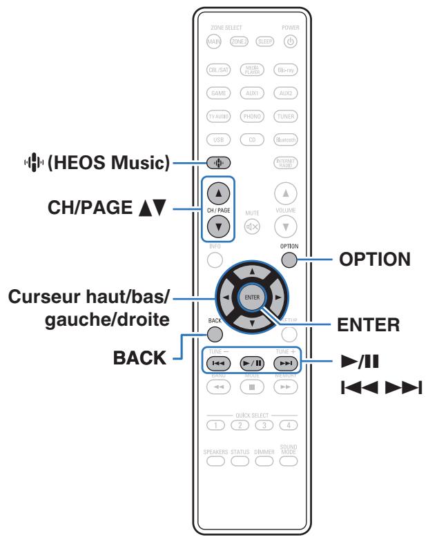 DENON DRA900H - Lecture de fichiers stockés sur un ordinateur ou un stockage NAS - 1