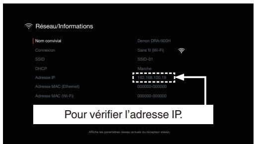 DENON DRA900H - Contrôle de l'appareil à partir d'un contrôle Web - 3