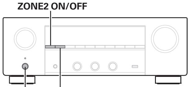 DENON DRA900H - Lecture simultanée de la même source dans la MAIN ZONE et la ZONE2 (réglage du partage TV audio) - 2