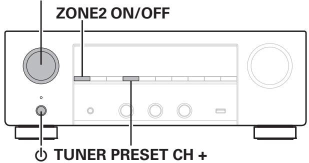 DENON DRA900H - Réinitialisation des réglages du réseau - 1