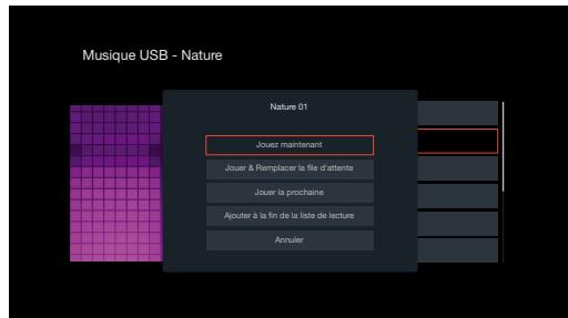 DENON DRA900H - Parcourez la musique sur votre dispositif mémoire USB et sélectionnez une musique à dire. - 2