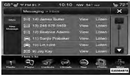 DODGE Charger (2013) - Messagerie texte - 1