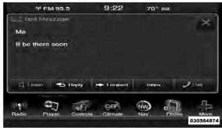 DODGE Charger (2013) - Lecture des messages : - 1