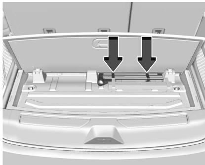 CHEVROLET Tahoe (2022) - Dépose du pau de secours et des outils - 3