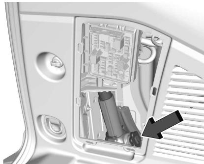 CHEVROLET Tahoe (2022) - Dépose du pau de secours et des outils - 2