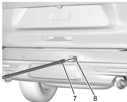 CHEVROLET Tahoe (2022) - Dépose du pau de secours et des outils - 8