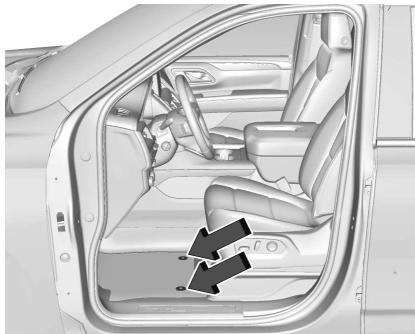 CHEVROLET Tahoe (2022) - Dépose et remplacement des tapis de sol - 1