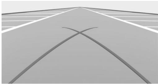 BMW X2 (2024) - Lignes des cercles de braquage - 1