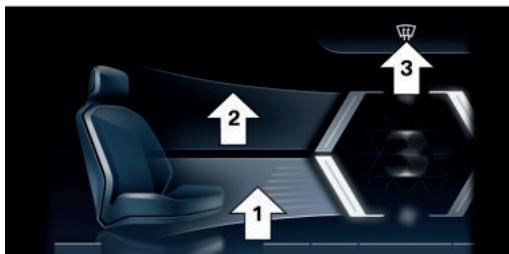 BMW X2 (2024) - Réglage de la répartition d'air - 2