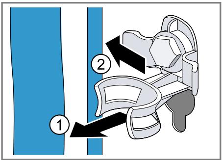 BOSCH WAN2823PFR - Retrait des cales de transport - 1