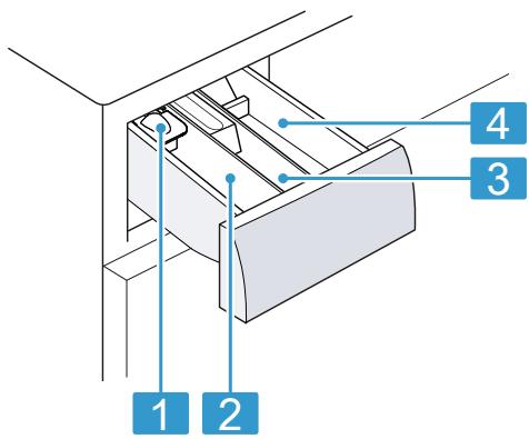 BOSCH WAN2823PFR - Bac à produits - 1
