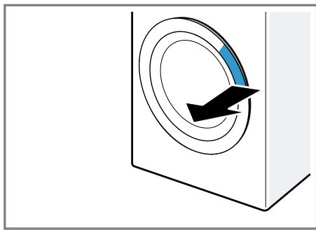 BOSCH WAN2823PFR - Ouvrir la porte - 1