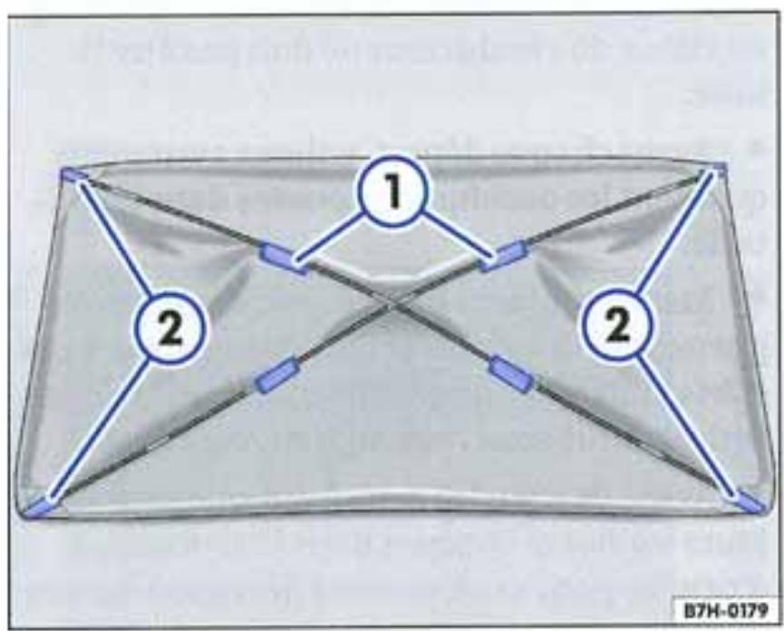 VOLKSWAGEN California (2003-2009) - Assemblage de l'occultation pour le pare-brise - 1