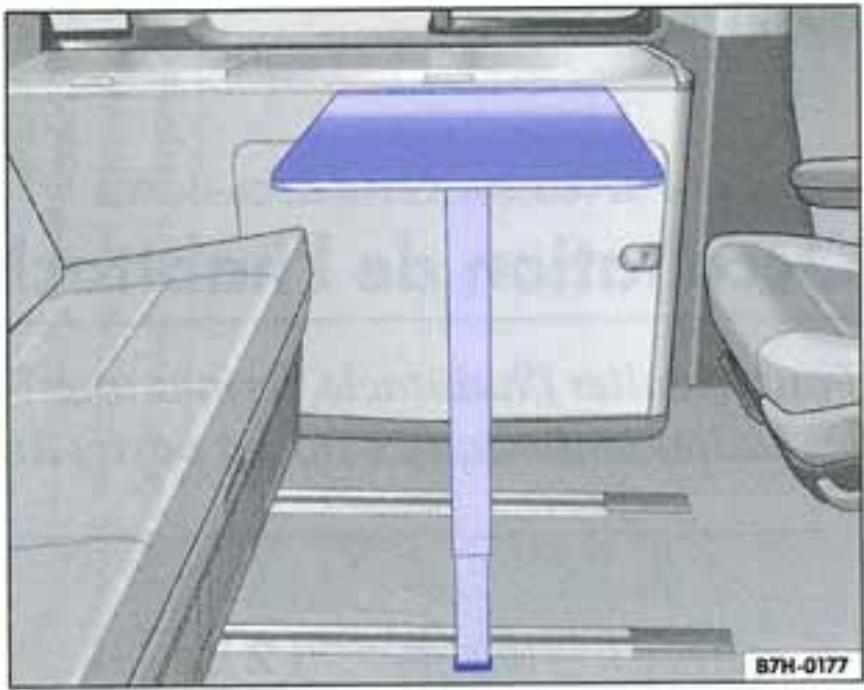 VOLKSWAGEN California (2003-2009) - Table de travail - 2