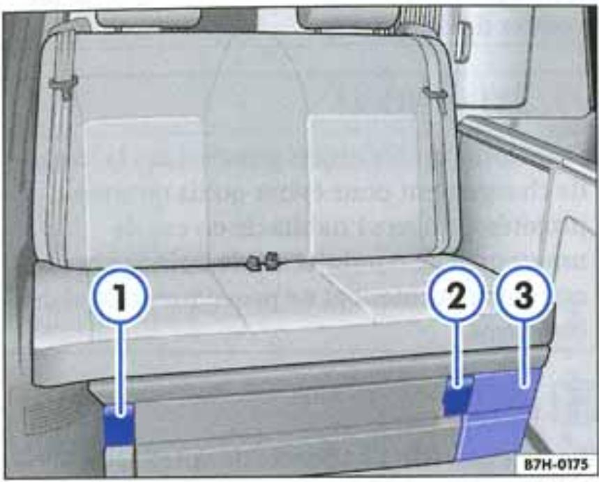 VOLKSWAGEN California (2003-2009) - Coulissement de la banquette/couchette - 1