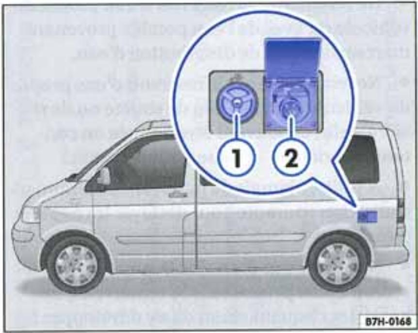 VOLKSWAGEN California (2003-2009) - Service d'eau propre - 1