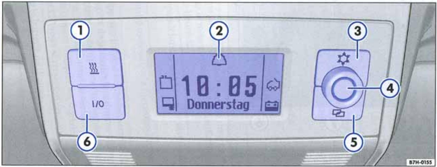 VOLKSWAGEN California (2003-2009) - Éléments de commande - 1
