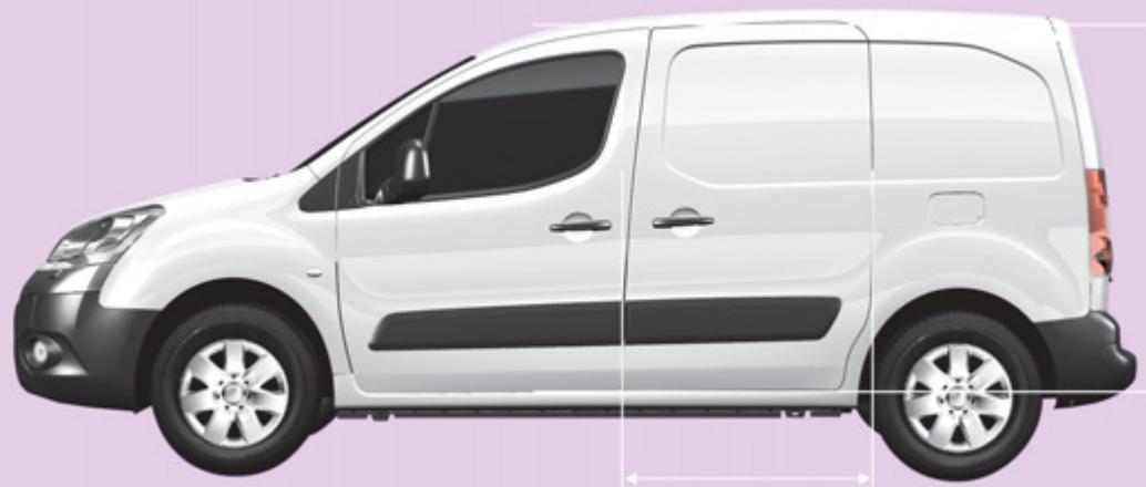 CITROEN Berlingo 2 (2015) - DIMENSIONS - 3