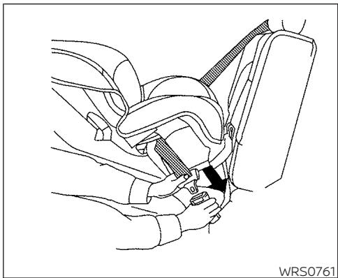 NISSAN Sentra 2024 - Ensemble de retenue orienté vers l'arrière, étape 1 - 1