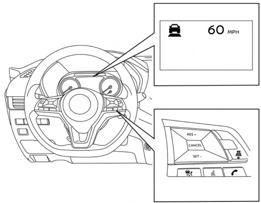 NISSAN Sentra 2024 - MODE DE CONTROLDEINTERVALLE ENTRE LESVEHICULES - 1