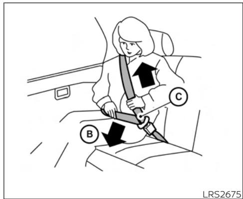NISSAN Sentra 2024 - Bouclage des ceintures de sécurité - 2
