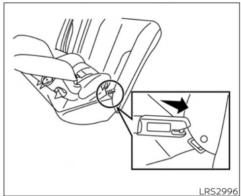 NISSAN Sentra 2024 - Ensemble de retenue d'enfant orienté vers l'arrière, monté sur sangle, étape 2 - 1