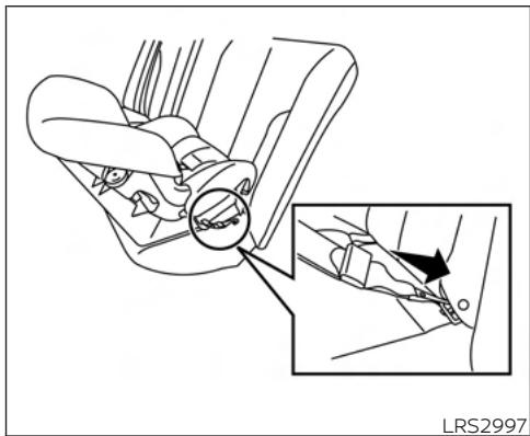 NISSAN Sentra 2024 - INSTALLATION D'UN ENSEMBLE DE RETENUE D'ENFANT ORIENTÉ VERS L'ARRÊRE AU MOYEN DU SYSTème LATCH - 1