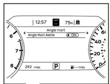 NISSAN Sentra 2024 - FONCTIONNEMENT DU SYSTÉME D'AVERTISSEMENT SUR ANGLE MORT - 2