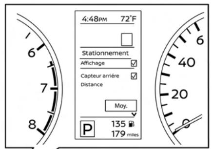 NISSAN Sentra 2024 - Pour les vehicules équipés du compteur de 7 pouces: - 2