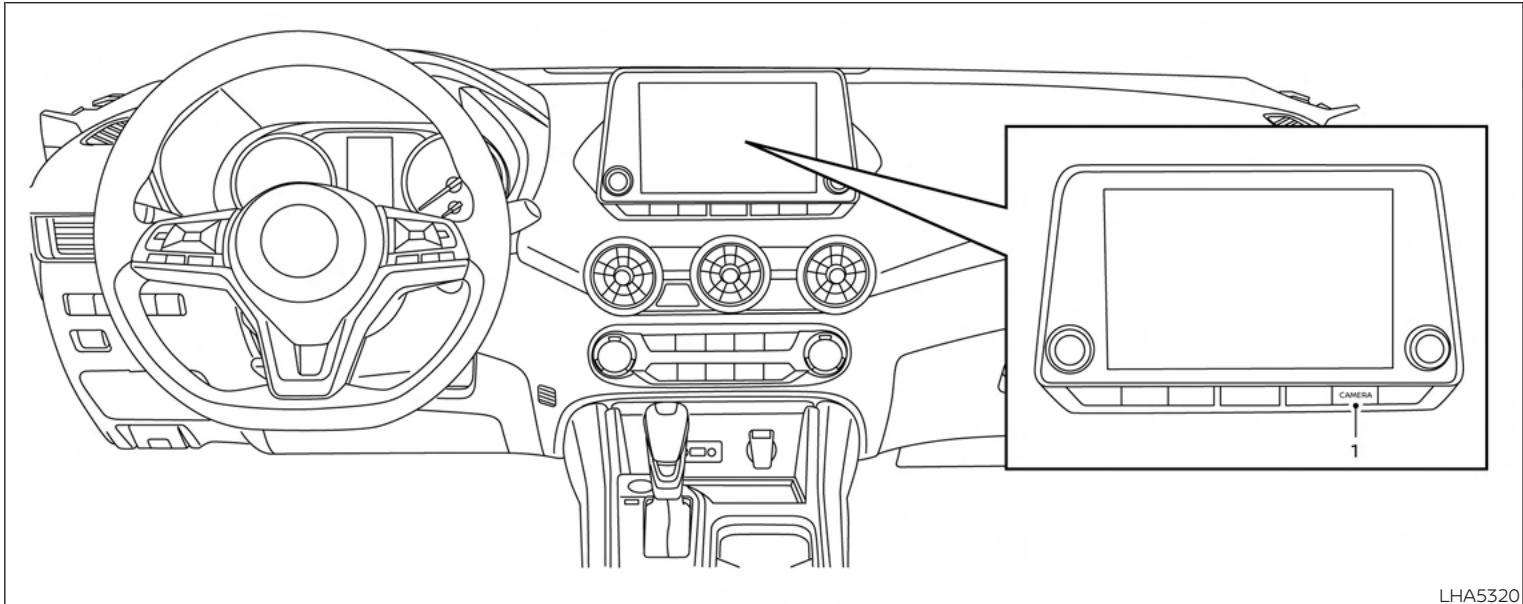 NISSAN Sentra 2024 - CAMÉRA DE MARCHE ARRIÈRE (selon l'équipement) - 1